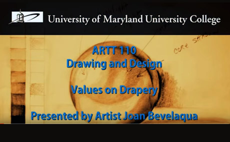 Art Course Demonstration Video: Drawing Drapery
